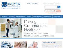 Tablet Screenshot of myriverviewmedical.com